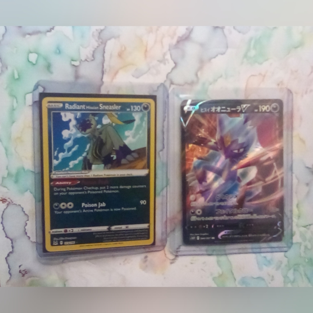✨Hisuian Sneasler Pokemon Holo Card Bundle✨